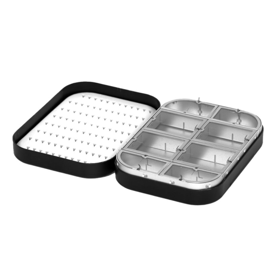 Douglas Metal Wheatley Fly Box 4\'\' Dual Foam / 8 compartments in de groep Opslag / Tackleboxen / Vliegvisboxen bij Sportfiskeprylar.se (NFD9184-4inch Foam-Comp)